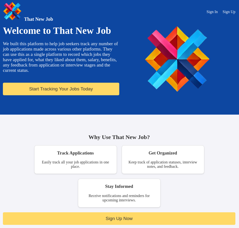 TheNewJob screenshot